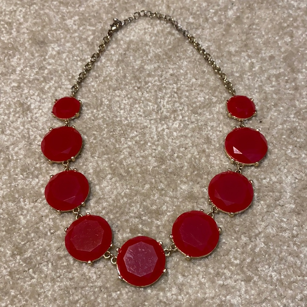 Red Statement Necklace